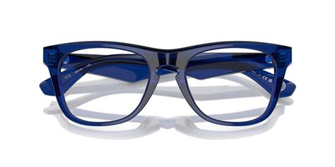 Burberry™ BE2409 4110 51 Blue Eyeglasses 